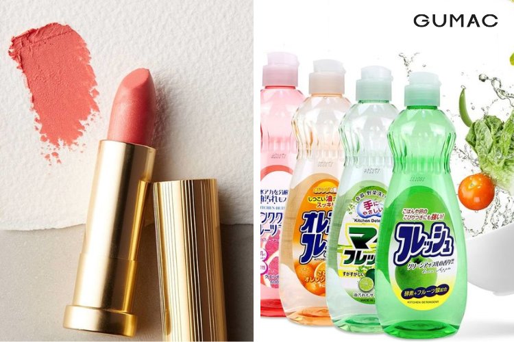 Cách tẩy vết son môi bằng nước rửa bát