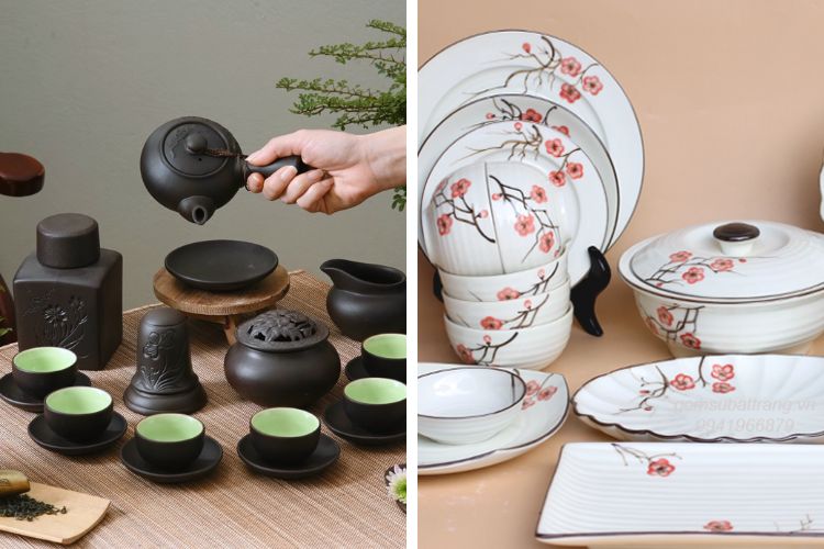 Bộ chén ăn và ấm trà siêu ý nghĩa