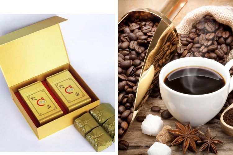 Trà thảo mộc và cà phê cao cấp cho dịp Tết