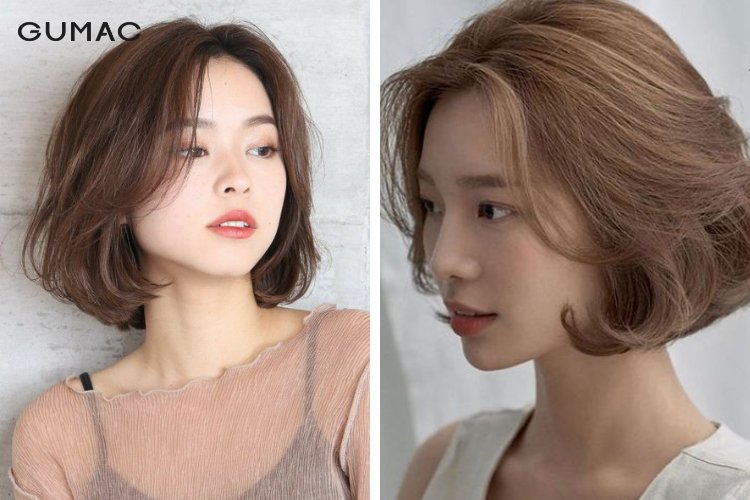 Kiểu tóc ép cụp nữ đẹp không mái