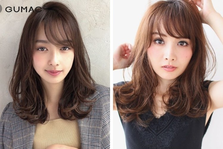 Kiểu tóc ép cụp nữ làm phồng chân tóc