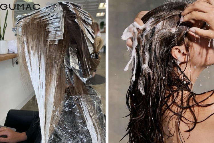 nhuom gay light ngat tai nha