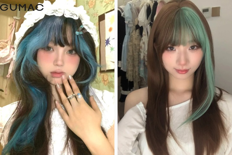 Highlight mau xanh mint 