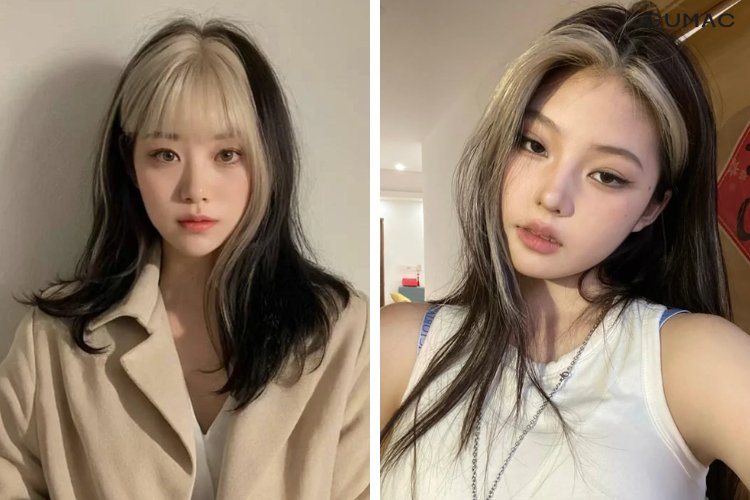 toc nhuom mai highlight bat mat