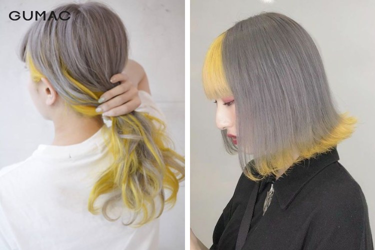 toc highlight khoi va mau vang