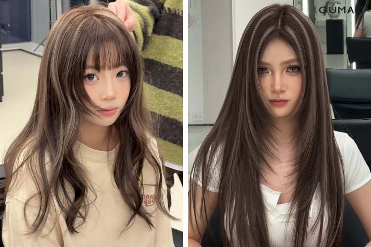 toc nhuom highlight soi nho nhe nhang