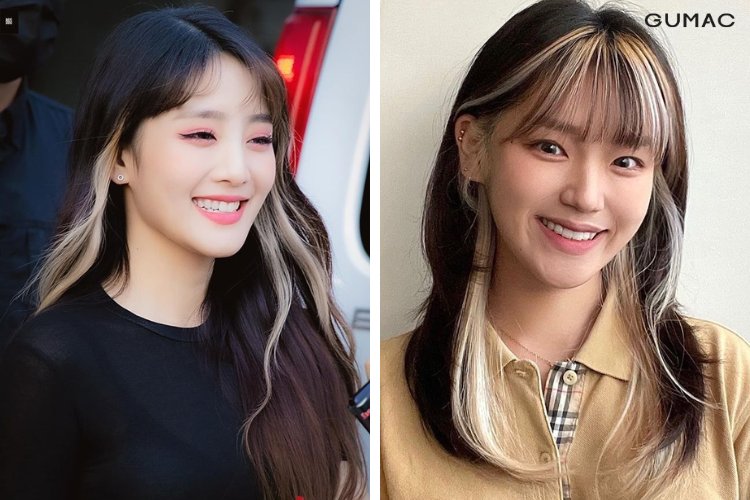 toc nu highlight sau gay cuc dep