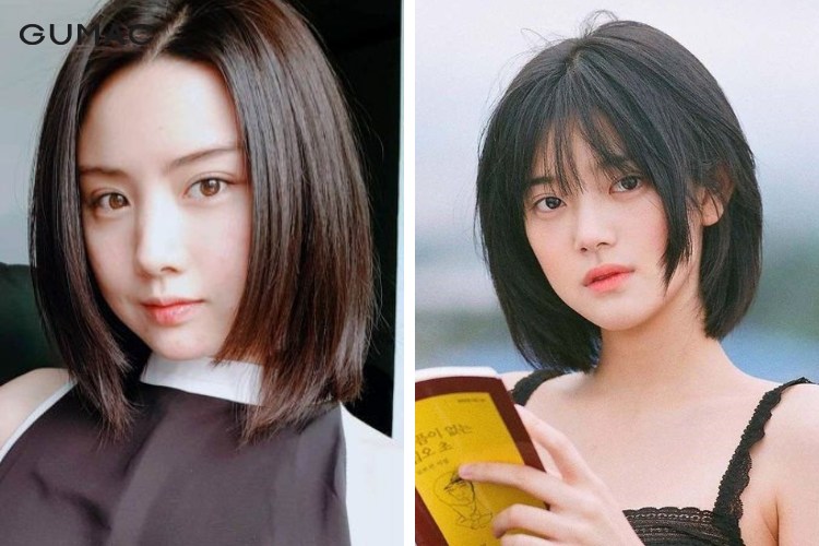 Kiểu tóc nữ Hime ngắn Hime cut dang ngan