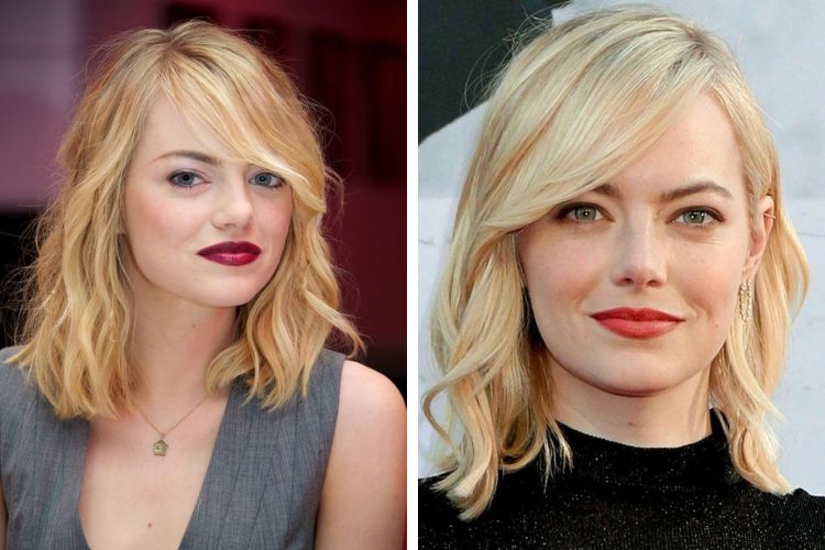 kiểu tóc layer nữ ngắn mặt tròn