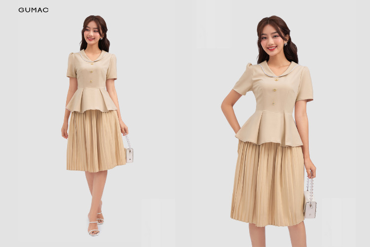 Kiểu tóc xoăn sóng rẽ ngôi