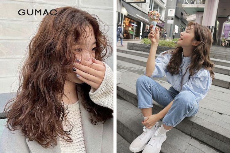 Tóc xoăn uốn gợn sóng nhỏ phá cách