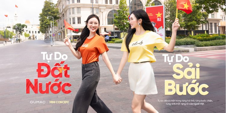 Mini Concept mung dai le vang tu do dat nuoc tu do sai buoc