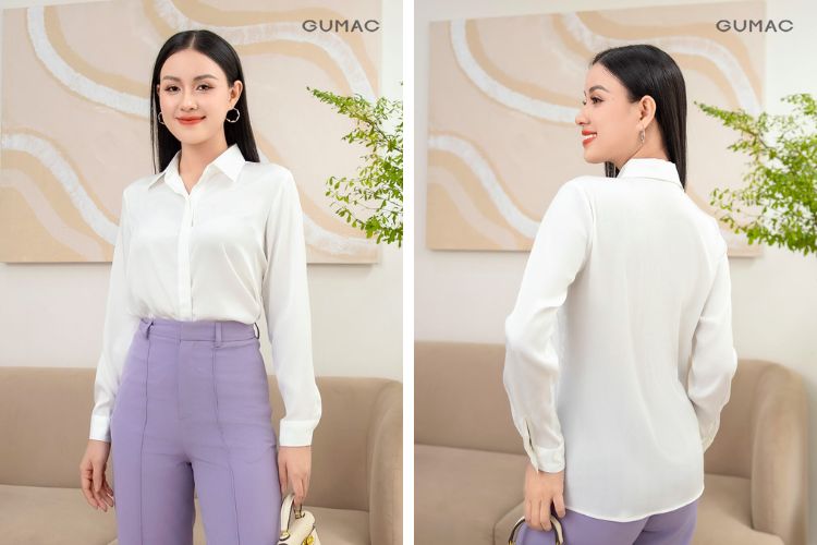 màu tím mix với màu trắng