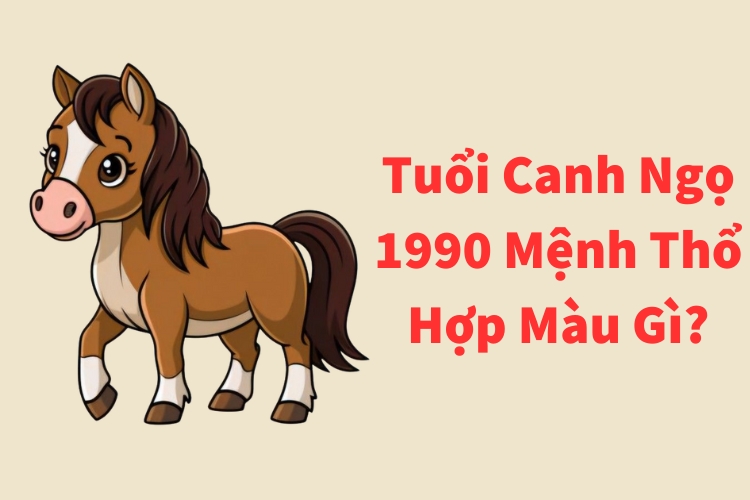 tuoi canh ngo 1990 menh tho hop mau gi