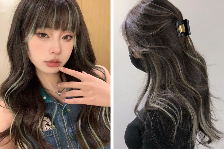 uốn sóng lơi kết hợp highlight uốn sóng lơi kết hợp highlight
