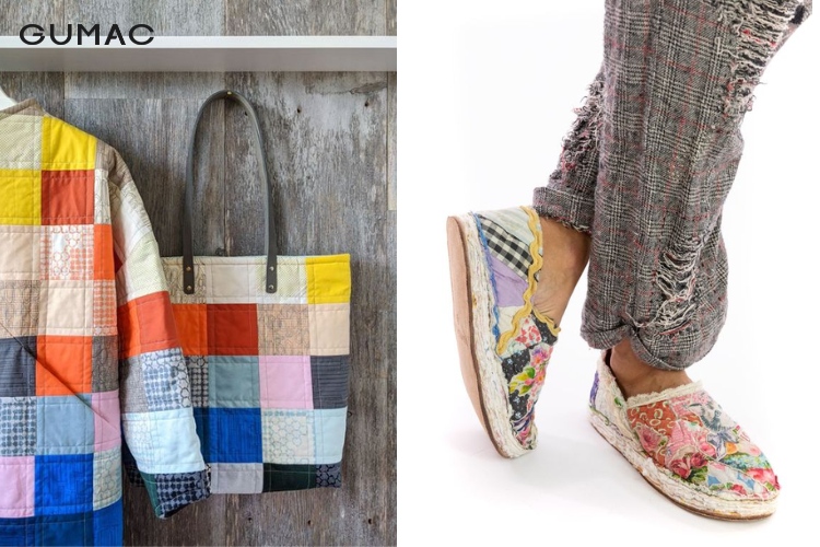 Phụ kiện thời trang được làm từ vải quilt