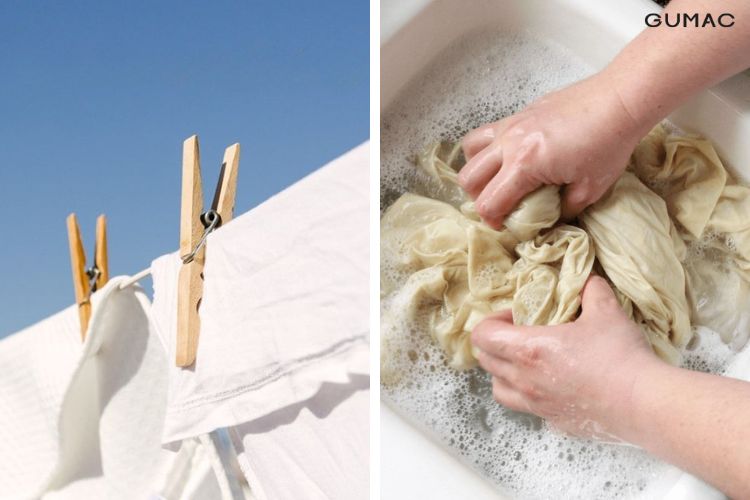 huong dan ve sinh bao quan vai su