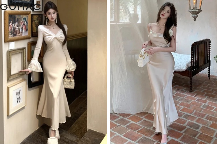 vay suong duoi ca dai du tiec