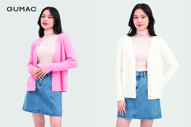 Áo sơ mi cùng áo khoác cardigan khoác ngoài Áo sơ mi cùng áo khoác cardigan khoác ngoài