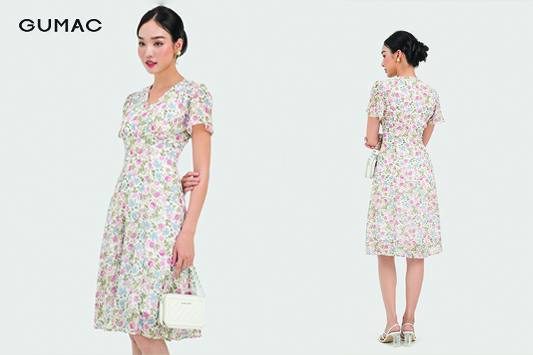 Váy hoa nhí nữ tính