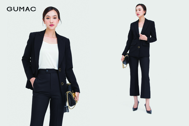 Áo blazer kết hợp quần jean