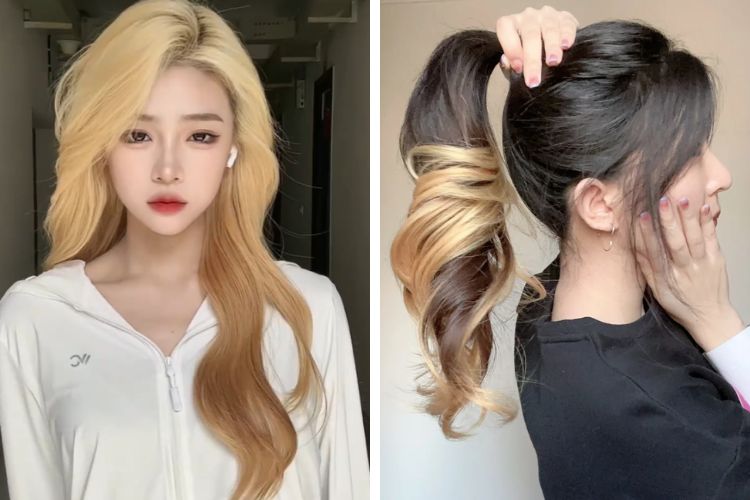 29+ kiểu tóc highlight nhuộm đuôi gẩy light đẹp SÀNH ĐIỆU cho nữ