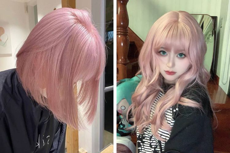 toc mau pastel pha anh khoi