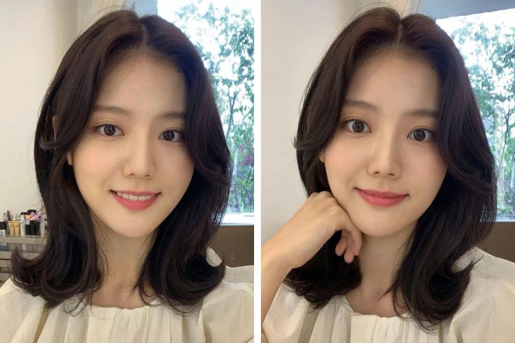 toc lob uon gon song duoi 