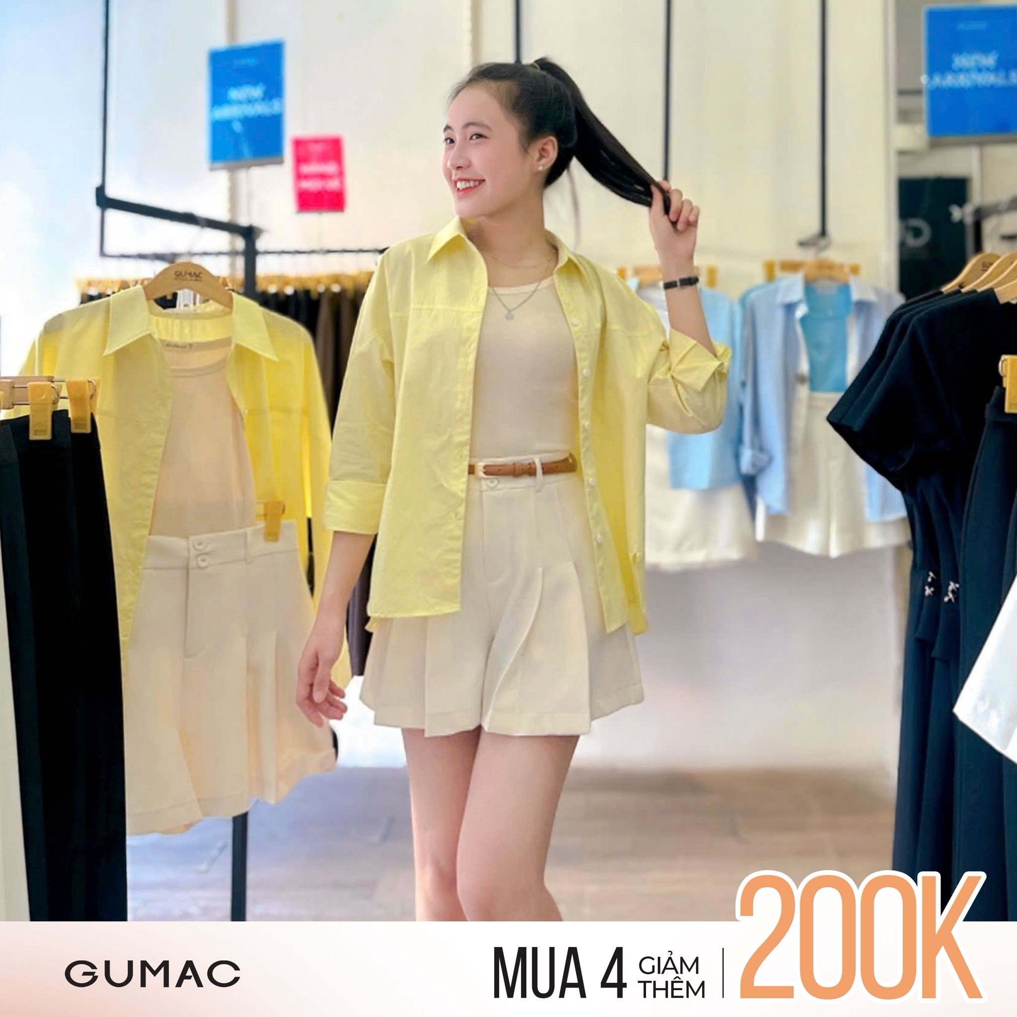 uu dai kep gumac deal cuoi thang sale upto 50 khi mua combo 4 san pham