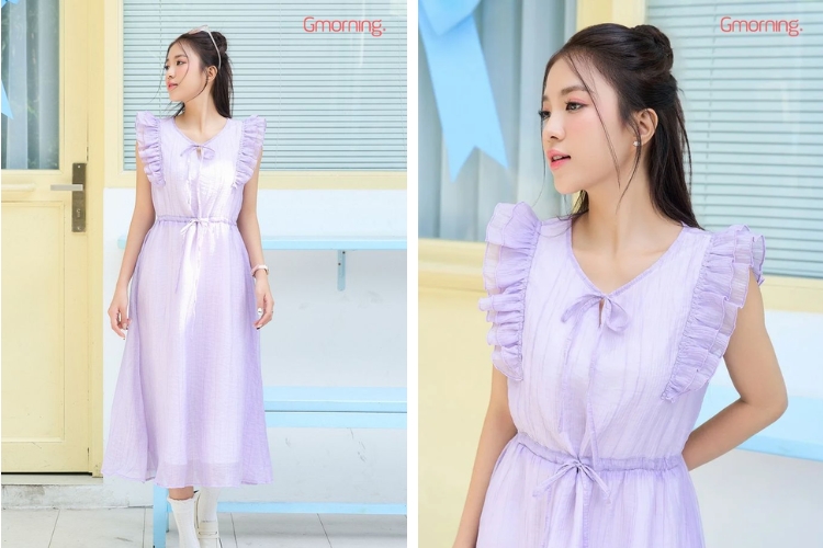 Đầm kiểu tay bèo