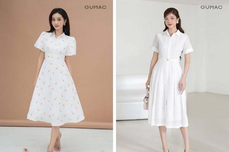 Đầm trắng đi biển Đầm trắng đi biển